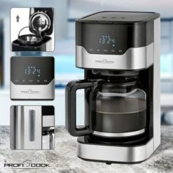 Profi Cook PC-KA 1169 Macchina Per Il Caffè Acciaio Inox, Nero Capacità Tazze=14 Caraffa In Vetro -Rowenta Negozio 13135312 4