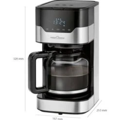 Profi Cook PC-KA 1169 Macchina Per Il Caffè Acciaio Inox, Nero Capacità Tazze=14 Caraffa In Vetro -Rowenta Negozio 13135312 5