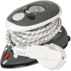 Nova Ferro Da Stiro Da Viaggio Antiaderente E A Doppia Tensione Da 40 Ml Con Misurino Colore : Grigio -Rowenta Negozio 14814172 5