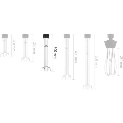 Gruppo Albero Per Frullatore A Immersione Professionale 300 Mm In Acciaio Inox 4 Gruppo Albero Per Frullatore A Immersione Professionale 300 Mm In Acciaio Inox - immagine 4