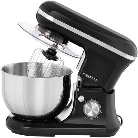 Robot Da Cucina Mixer Planetaria Impastatrice Sbattitore 1.200 W 5 Litri Nero 5 Robot Da Cucina Mixer Planetaria Impastatrice Sbattitore 1.200 W 5 Litri Nero - immagine 5