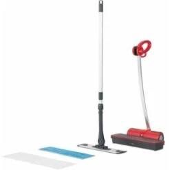 Polti PTEU0275 Moppy Red Lavapavimenti A Vapore Senza Filo Capacita' 0,7 Litri Potenza 1500 W 2 Panni Inclusi Alluminio -Rowenta Negozio 14928410 3