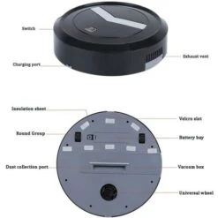 Trade Shop - Robot Aspirapolvere Automatico Ultrasottile Smart 1500pa Silenzioso No Sacchetto -Rowenta Negozio 15057633 4