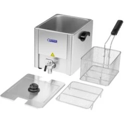 Friggitrice Elettrica Inox Professionale + Rubinetto/3250W Zona Fredda 13Litri 8 Friggitrice Elettrica Inox Professionale + Rubinetto/3250W Zona Fredda 13Litri -Rowenta Negozio 15356007 4