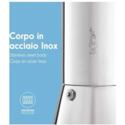 Bialetti Caffettiera Moka Per Induzione Venus 6 Tazze In Acciaio Inox 7 Bialetti Caffettiera Moka Per Induzione Venus 6 Tazze In Acciaio Inox -Rowenta Negozio 16761851 3