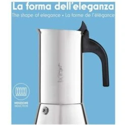 Bialetti Caffettiera Moka Per Induzione Venus 6 Tazze In Acciaio Inox 9 Bialetti Caffettiera Moka Per Induzione Venus 6 Tazze In Acciaio Inox -Rowenta Negozio 16761851 5