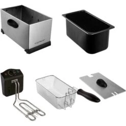 FRIGGITRICE PROFESSIONALE 3 LITRI 2200 W ACCIAIO INOSSIDABILE AIGOSTAR -Rowenta Negozio 22189169 3