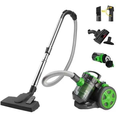 Monzana Aspirapolvere Senza Sacco Accessori Filtro HEPA 700 W Aspiratore Per Pavimenti Domestici Multiciclone Verde 1 Monzana Aspirapolvere Senza Sacco Accessori Filtro HEPA 700 W Aspiratore Per Pavimenti Domestici Multiciclone Verde