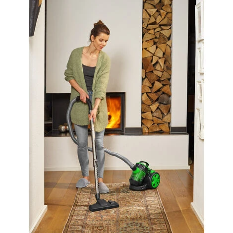 Monzana Aspirapolvere Senza Sacco Accessori Filtro HEPA 700 W Aspiratore Per Pavimenti Domestici Multiciclone Verde 2 Monzana Aspirapolvere Senza Sacco Accessori Filtro HEPA 700 W Aspiratore Per Pavimenti Domestici Multiciclone Verde - immagine 2