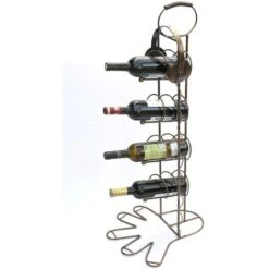 DanDiBo Scaffale Vino 10-0445 Scaffale Porta Bottiglie In Metallo 93 Cm Scaffale Porta Vini -Rowenta Negozio 29308959 3