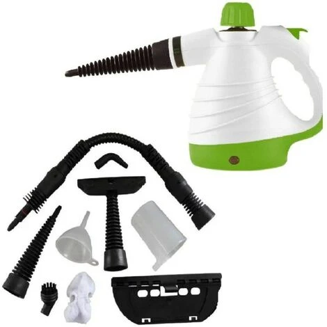 Trade Shop - Pulitore A Vapore Elettrico Portatile Multiuso 1050w Professionale 400ml 105°c 1 Trade Shop - Pulitore A Vapore Elettrico Portatile Multiuso 1050w Professionale 400ml 105°c