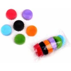 Tappo A Corona In Silicone Confezione Da 6, Tappo Per Bottiglia, Tappo In Silicone Ecologico, Tappo Per Birra Riutilizzabile Colore Casuale -Rowenta Negozio 36032590 5