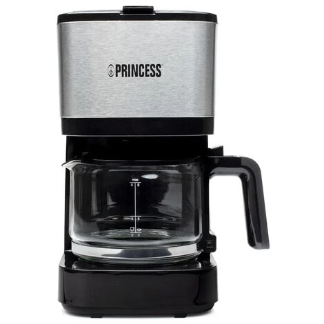Macchina Caffè Con Filtro Compact 8 600 W 0,75 L Nero Argento Princess 3 Macchina Caffè Con Filtro Compact 8 600 W 0,75 L Nero Argento Princess - immagine 3