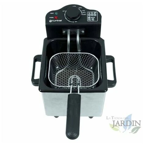 Friggitrice Elettrica Grunkel Capacità 1,5 Litri. Potenza 1000 W. Acciaio Inossidabile 2 Friggitrice Elettrica Grunkel Capacità 1,5 Litri. Potenza 1000 W. Acciaio Inossidabile - immagine 2