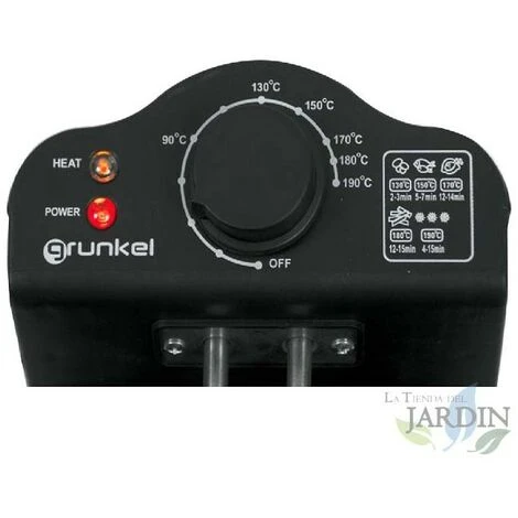 Friggitrice Elettrica Grunkel Capacità 1,5 Litri. Potenza 1000 W. Acciaio Inossidabile 3 Friggitrice Elettrica Grunkel Capacità 1,5 Litri. Potenza 1000 W. Acciaio Inossidabile - immagine 3