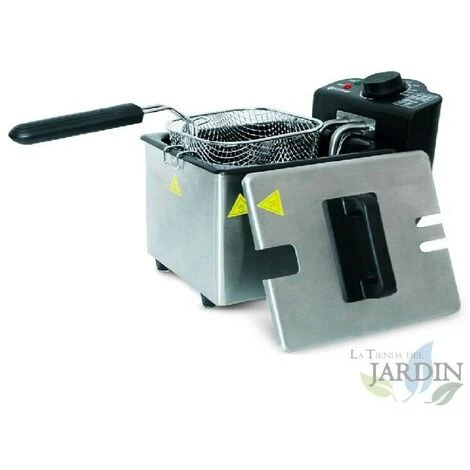 Friggitrice Elettrica Grunkel Capacità 1,5 Litri. Potenza 1000 W. Acciaio Inossidabile 4 Friggitrice Elettrica Grunkel Capacità 1,5 Litri. Potenza 1000 W. Acciaio Inossidabile - immagine 4