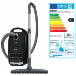 Aspirapolvere A Bombola Nero A+baa 74db - Complete C3 Parquet Xl Eco/1 - Miele
