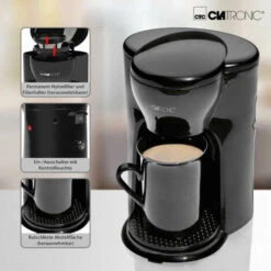 Clatronic Macchina Da Caffe Con Tazza In Ceramica 300w KA 3356 -Rowenta Negozio 54177897 3