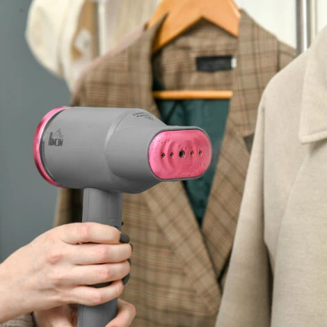 HOMCOM Ferro Da Stiro Verticale, Stiratrice A Vapore Regolabile Con Accessori Inclusi, Pieghevole, Portatile E Da Viaggio 2 HOMCOM Ferro Da Stiro Verticale, Stiratrice A Vapore Regolabile Con Accessori Inclusi, Pieghevole, Portatile E Da Viaggio - immagine 2