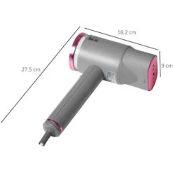 HOMCOM Ferro Da Stiro Verticale, Stiratrice A Vapore Regolabile Con Accessori Inclusi, Pieghevole, Portatile E Da Viaggio 7 HOMCOM Ferro Da Stiro Verticale, Stiratrice A Vapore Regolabile Con Accessori Inclusi, Pieghevole, Portatile E Da Viaggio -Rowenta Negozio 55054562 3