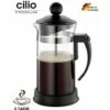 Cilio CAFFETTIERA TEIERA INFUSIERA A PISTONE STANTUFFO IN VETRO BOROSILICATO 800ml 6TZ