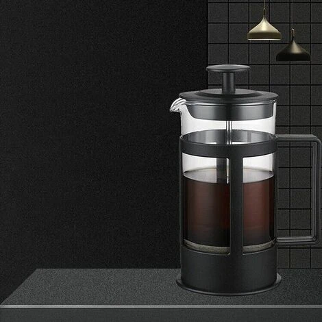 CAFFETTIERA TEIERA INFUSIERA A PISTONE STANTUFFO VETRO E POLIPROPILENE 350ml 2 CAFFETTIERA TEIERA INFUSIERA A PISTONE STANTUFFO VETRO E POLIPROPILENE 350ml - immagine 2