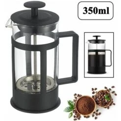 CAFFETTIERA TEIERA INFUSIERA A PISTONE STANTUFFO VETRO E POLIPROPILENE 350ml 7 CAFFETTIERA TEIERA INFUSIERA A PISTONE STANTUFFO VETRO E POLIPROPILENE 350ml -Rowenta Negozio 55866901 3