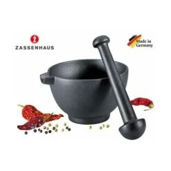 MORTAIO CON PESTELLO IN GHISA CON TRATTAMENTO ALIMENTARE ZASSENHAUS GERMANY 5 MORTAIO CON PESTELLO IN GHISA CON TRATTAMENTO ALIMENTARE ZASSENHAUS GERMANY -Rowenta Negozio 55867106 3
