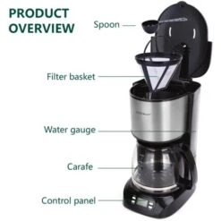 MACCHINA PER CAFFE' AMERICANO TE' FILTRO AIGOSTAR -Rowenta Negozio 58211981 3