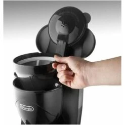 DeLonghi ICM2.1B Macchina Da Caffè Filtro Americano, 1,5 Litri, Caraffa In Vetro, Colore Nero -Rowenta Negozio 59675214 3