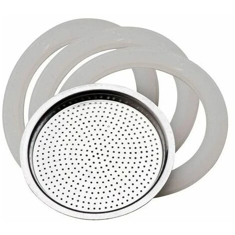 Pedrini Guarnizioni Con Filtro Caffettiera Steelmoka 10 Tazze 1 Pedrini Guarnizioni Con Filtro Caffettiera Steelmoka 10 Tazze