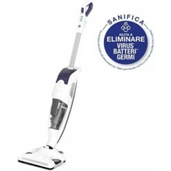 Rowenta RY7731 Clean And Steam Revolution Scopa Lavapaviment A Vapore Aspira E Igienizza Bianca -Rowenta Negozio 60622112 4