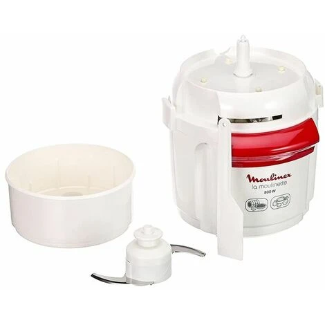 Moulinex MOULINETTE BOUTON AD56 Tritaverdure Elettrico 800W Rosso/Bianco 4 Moulinex MOULINETTE BOUTON AD56 Tritaverdure Elettrico 800W Rosso/Bianco - immagine 4