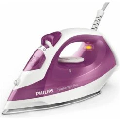 Philips GC1424/30 Featherlight Plus Ferro Da Stiro A Vapore Con Piastra Antiaderente Capacita' 0,16 Litri 1400 W 15 G/min Viola 7 Philips GC1424/30 Featherlight Plus Ferro Da Stiro A Vapore Con Piastra Antiaderente Capacita' 0,16 Litri 1400 W 15 G/min Viola -Rowenta Negozio 60624734 3
