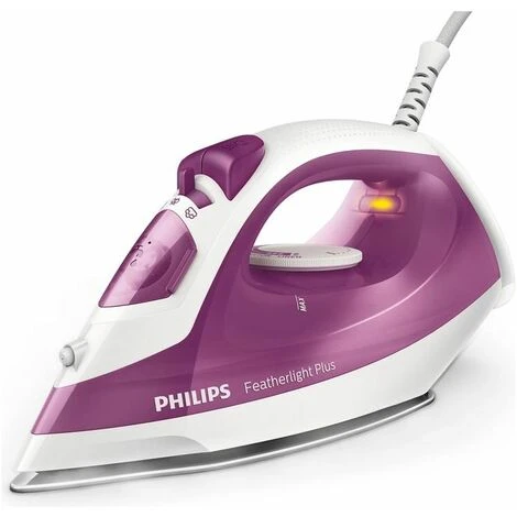 Philips GC1424/30 Featherlight Plus Ferro Da Stiro A Vapore Con Piastra Antiaderente Capacita' 0,16 Litri 1400 W 15 G/min Viola 3 Philips GC1424/30 Featherlight Plus Ferro Da Stiro A Vapore Con Piastra Antiaderente Capacita' 0,16 Litri 1400 W 15 G/min Viola - immagine 3