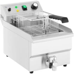 Friggitrice Elettrica Professionale Rubinetto Di Scarico Zona Fredda 5000W 9 L -Rowenta Negozio 65341156 5