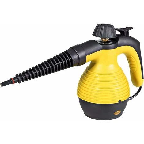 RELAX4LIFE Pulitore A Vapore Professionale E Portatile Con 9 Accessori Diversi, Macchina Elettrica Del Vapore Con Funzione Di Sterilizzazione, Multiuso Per Finestre, Tappeti E Pavimento (Giallo) 3 RELAX4LIFE Pulitore A Vapore Professionale E Portatile Con 9 Accessori Diversi, Macchina Elettrica Del Vapore Con Funzione Di Sterilizzazione, Multiuso Per Finestre, Tappeti E Pavimento (Giallo) - immagine 3