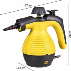 RELAX4LIFE Pulitore A Vapore Professionale E Portatile Con 9 Accessori Diversi, Macchina Elettrica Del Vapore Con Funzione Di Sterilizzazione, Multiuso Per Finestre, Tappeti E Pavimento (Giallo) 8 RELAX4LIFE Pulitore A Vapore Professionale E Portatile Con 9 Accessori Diversi, Macchina Elettrica Del Vapore Con Funzione Di Sterilizzazione, Multiuso Per Finestre, Tappeti E Pavimento (Giallo) -Rowenta Negozio 67415217 4