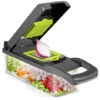 Mandolina Affettaverdure 7 Lame Affettatutto Manuale Taglio Regolabile