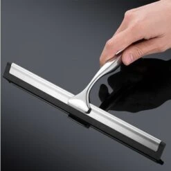 Tergicristallo In Acciaio Inossidabile Tergicristallo In Silicone Per Acqua Per La Pulizia Delle Finestre Bagno Ristorante Hotel Home -Rowenta Negozio 69207382 3