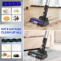 Aspirapolvere A Batteria Yisora 25 KPA, Aspirapolvere 2 In 1, Aspirapolvere A Sacco E Senza Fili, Display A LED, Motore Brushless Da 265 W Fino A 60 Minuti, Aspirapolvere Senza Sacchetto Per Tappeti, Pavimenti, Peli Di Animali Domestici 9 Aspirapolvere A Batteria Yisora 25 KPA, Aspirapolvere 2 In 1, Aspirapolvere A Sacco E Senza Fili, Display A LED, Motore Brushless Da 265 W Fino A 60 Minuti, Aspirapolvere Senza Sacchetto Per Tappeti, Pavimenti, Peli Di Animali Domestici -Rowenta Negozio 70128548 5