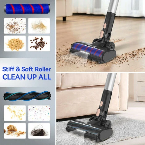 Aspirapolvere A Batteria Yisora 25 KPA, Aspirapolvere 2 In 1, Aspirapolvere A Sacco E Senza Fili, Display A LED, Motore Brushless Da 265 W Fino A 60 Minuti, Aspirapolvere Senza Sacchetto Per Tappeti, Pavimenti, Peli Di Animali Domestici 5 Aspirapolvere A Batteria Yisora 25 KPA, Aspirapolvere 2 In 1, Aspirapolvere A Sacco E Senza Fili, Display A LED, Motore Brushless Da 265 W Fino A 60 Minuti, Aspirapolvere Senza Sacchetto Per Tappeti, Pavimenti, Peli Di Animali Domestici - immagine 5