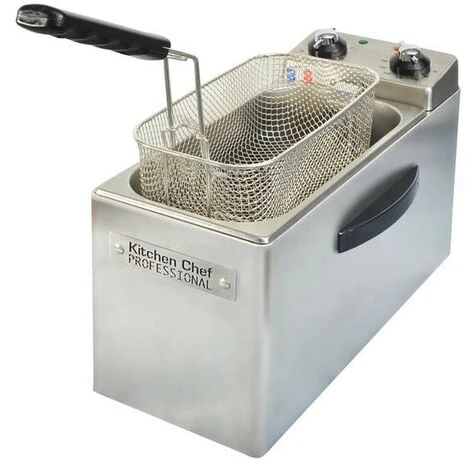 Friggitrice Professionale 4l 2500w Inox - Kcfr4l - Kitchen Chef 1 Friggitrice Professionale 4l 2500w Inox - Kcfr4l - Kitchen Chef