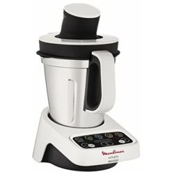 Moulinex Volupta HF404113  Robot Da Cucina Multifunzione, 1000 W, Capacità Di 3 L, Interfaccia Intuitiva Con 5 programmi Automatici, 5 accessori [importato Da Spagna]