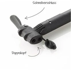 Fischer Pompa Per Bicicletta Doppia, Fissaggio Al Telaio, Nera, 85576 -Rowenta Negozio 70842226 4