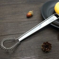 Acciaio Inossidabile Manuale Per Montare La Panna E L'impasto Piccolo Strumento Di Cottura Miele Bastoncino Per Miele Cucchiaio Di Miele Caricato A Molla Frullino Per Le Uova Mixer Per Bevande Frullin -Rowenta Negozio 71546151 3