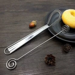 Acciaio Inossidabile Manuale Per Montare La Panna E L'impasto Piccolo Strumento Di Cottura Miele Bastoncino Per Miele Cucchiaio Di Miele Caricato A Molla Frullino Per Le Uova Mixer Per Bevande Frullin -Rowenta Negozio 71546151 5