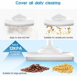 Aspirapolvere A Stick Senza Sacchetto Senza Fili 12000Pa Con Luce LED Anteriore 6000mAh Autonomia Della Batteria 30 Min Carica 4-5h -Rowenta Negozio 72178591 4