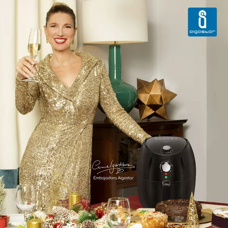 Aigostar Hayden 30PYC - Friggitrice Ad Aria Elettrica, 1500 W, 3,5 Litri, Cestino Per Friggere Antiaderente, Funzione Di Spegnimento Automatico, Senza Olio, Facile Da Pulire, BPA Free. 2 Aigostar Hayden 30PYC - Friggitrice Ad Aria Elettrica, 1500 W, 3,5 Litri, Cestino Per Friggere Antiaderente, Funzione Di Spegnimento Automatico, Senza Olio, Facile Da Pulire, BPA Free. - immagine 2