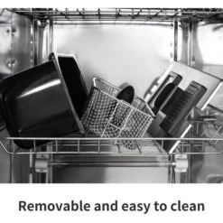 Aigostar Ushas 30HEZ - Friggitrice 2200Watts, Capacità 3Litri Con Finestra, Controllo Di Temperatura, Ciotola D'olio Removibile. Realizzata In Acciaio Inossidabile. Design Esclusivo. -Rowenta Negozio 72603479 5